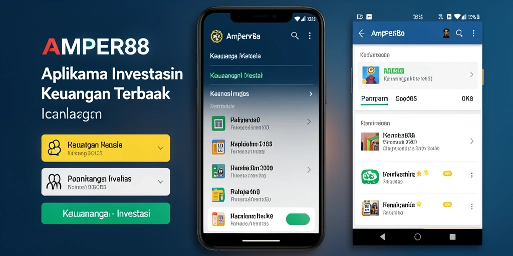 Tampilan antarmuka AMPER88 yang mudah digunakan untuk investasi.