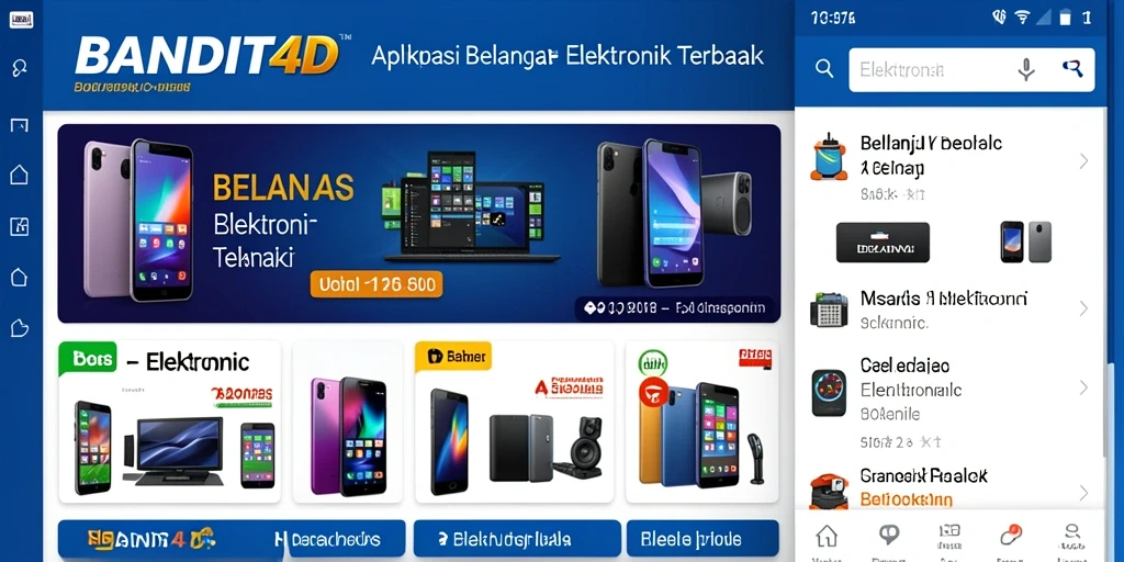Antarmuka utama BANDIT4D tampak menarik dan fungsional.