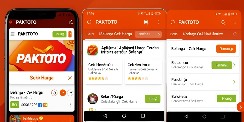 Tampilan utama PAKTOTO dengan fungsi Cek Harga yang efisien.